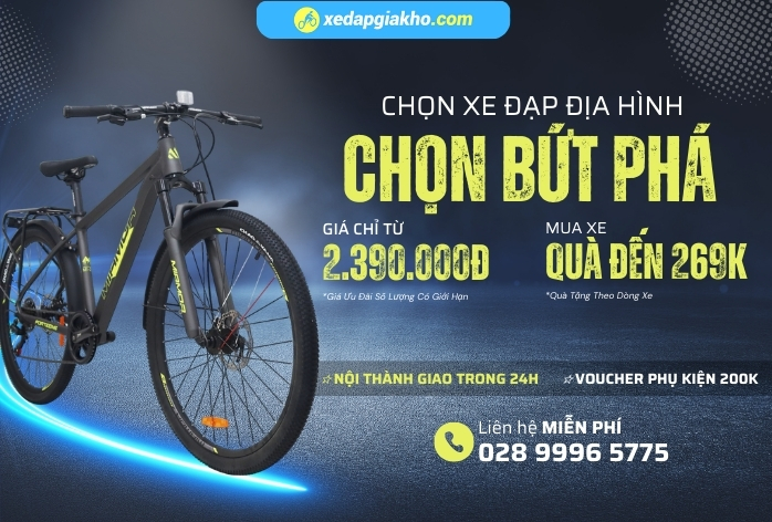 Banner xe đạp địa hình