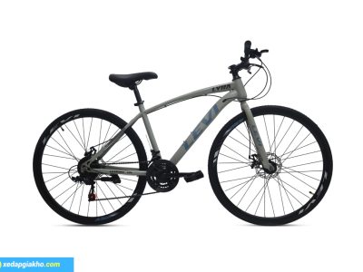 Xe đạp touring Levi Lyra màu ghi