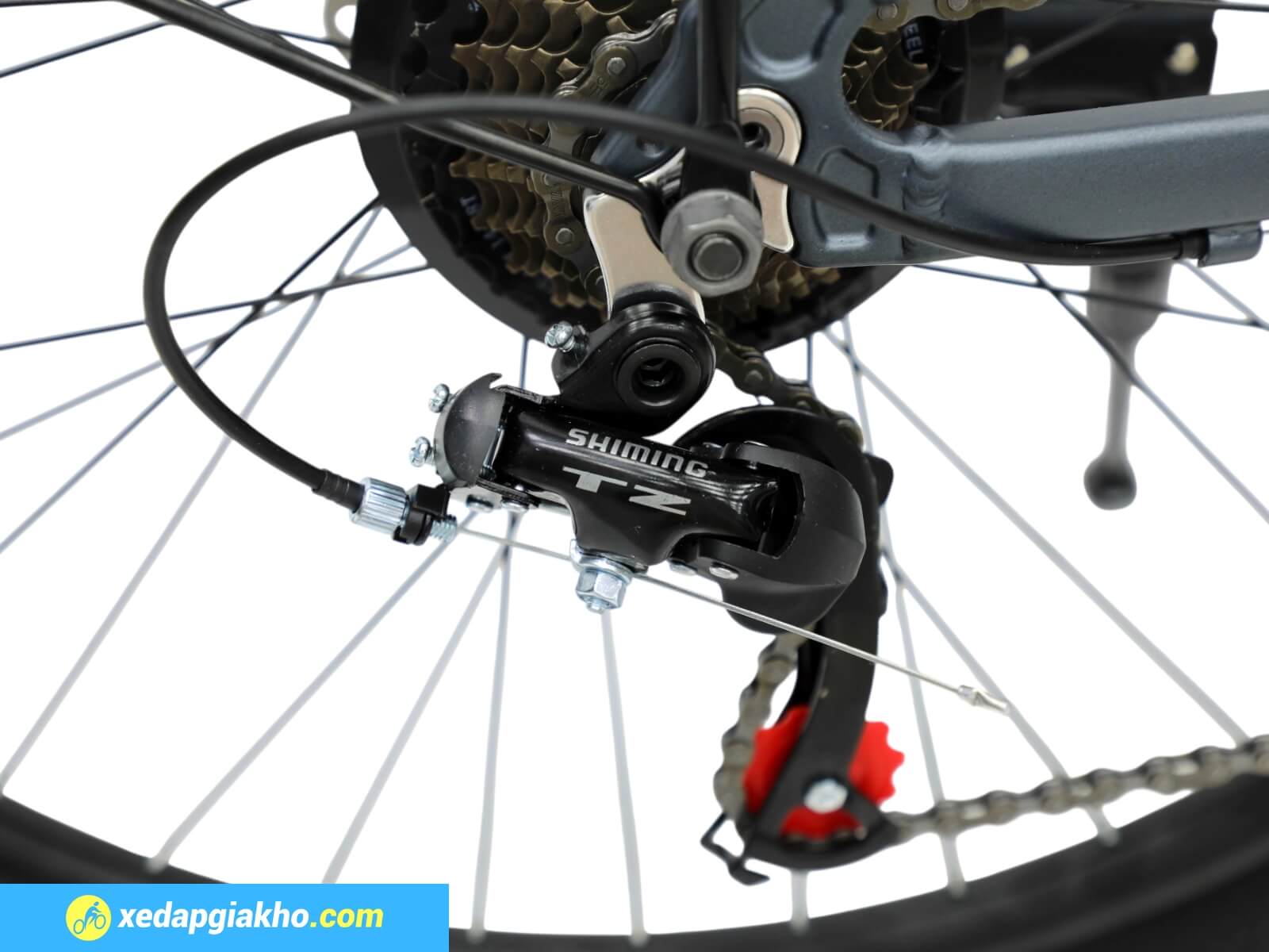 Gạt líp 7 tầng, xe chuyển động mượt hơn