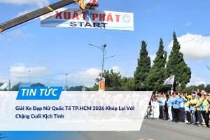 Không khí bắt đầu tại cuộc thi xe đạp nữ