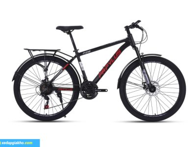 Xe Đạp Địa Hình MTB PZ6M 26 Inch - Đen Đỏ