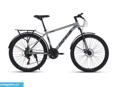 Xe Đạp Địa Hình MTB PZ6M 26 Inch - Ghi Đen