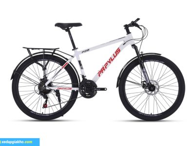 Xe Đạp Địa Hình MTB PZ6M 26 Inch - Trắng Đỏ