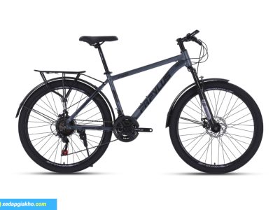 Xe Đạp Địa Hình MTB PZ6M 26 Inch - Xám Đen