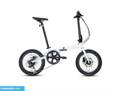 Xe Đạp Gấp Java Volta 7s 16 Inch Màu Trắng