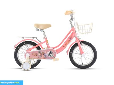Xe Đạp Trẻ Em Raccoon Nana 14 Inch 3 Xe Đạp Trẻ Em Raccoon Nana 14 Inch - HỒNG