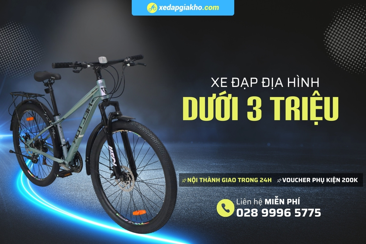 Xe đạp địa hình dưới 3 triệu chất lượng