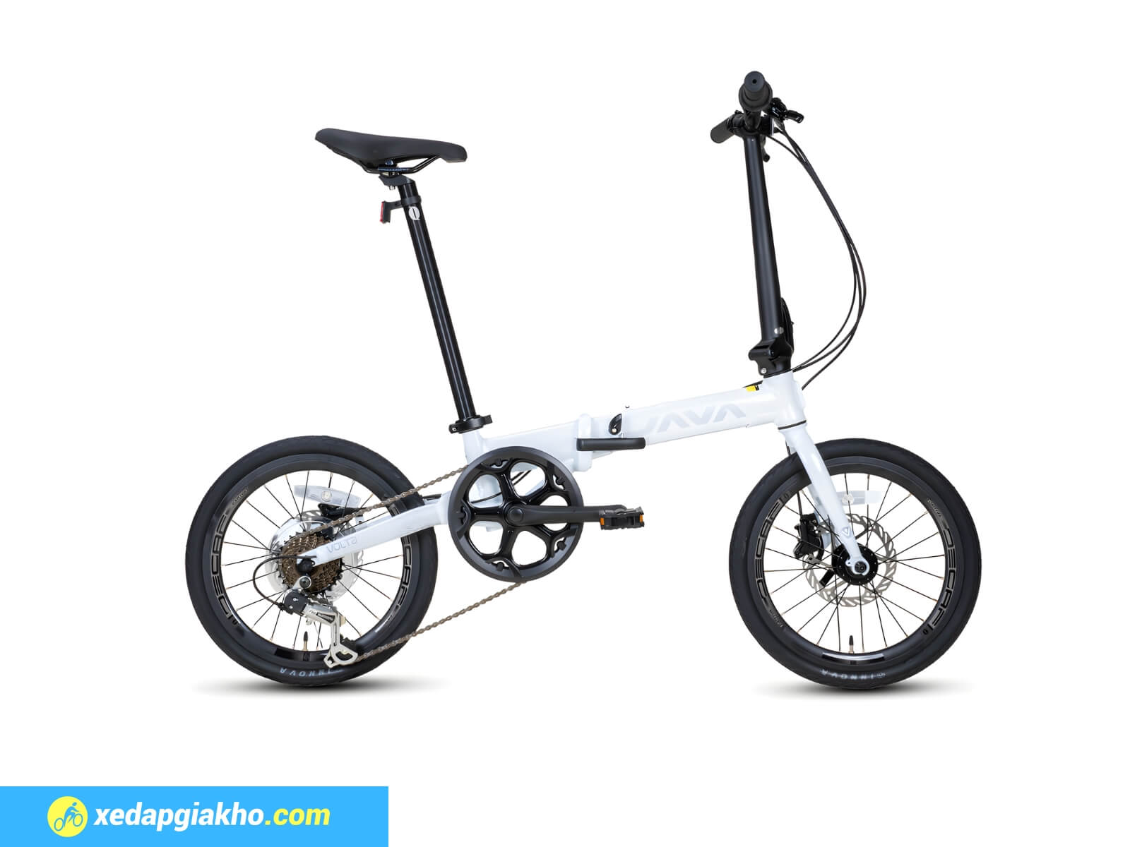 Xe Đạp Gấp Java Volta 7s 16 Inch - Phanh đĩa dầu 8 Xe đạp gấp Java Volta 7s 16 inch có giá tốt tại Xe Đạp Giá Kho