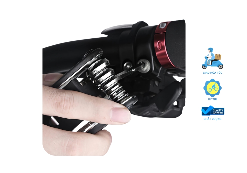 Bộ Lục Giác Đa Năng Raca 16 in 1 Sửa Chữa Xe Đạp 5 Bộ lục giác đa năng Raca dễ mang theo