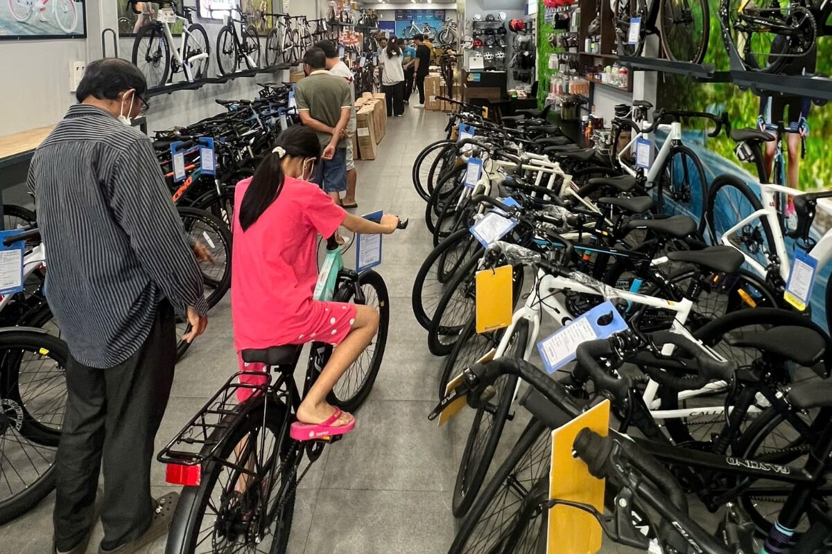 Cửa hàng Xe Đạp Giá Kho với nhiều mẫu mã đa dạng