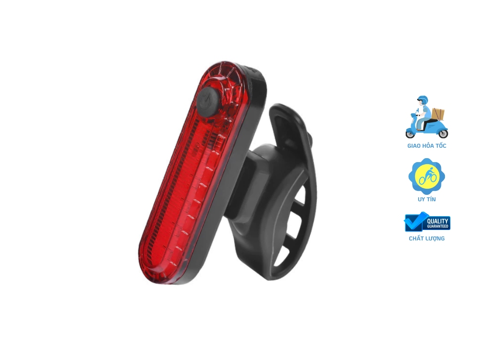 Đèn Hậu Cảnh Báo Xe Đạp Raca Sạc USB 4 Chế Độ Sáng 1 Đèn hậu cảnh báo xe đạp Raca