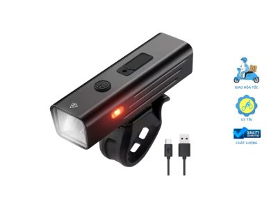 Đèn trước xe đạp cảm biến ánh sáng Raca