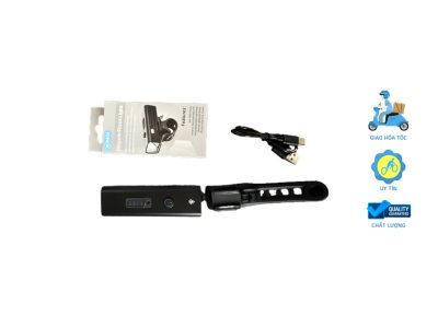 Đèn trước xe đạp cảm biến ánh sáng Raca sạc USB