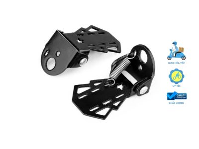 Gác chân xe đạp gập gắn sau