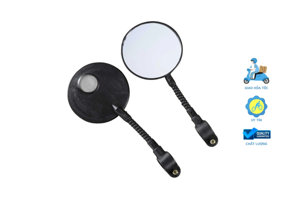 Gương Chiếu Hậu Xe Đạp Raca Điều Chỉnh 3 Chiều Có Phản Quang 4 Gương chiếu hậu xe đạp Raca quan sát rộng