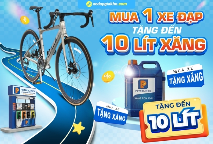 Mua xe đạp tặng xăng
