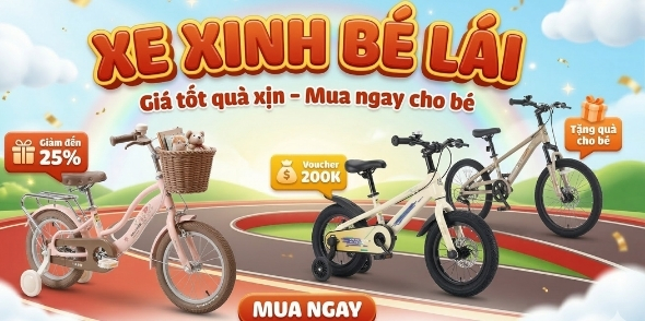Mua xe đạp trẻ em ưu đãi