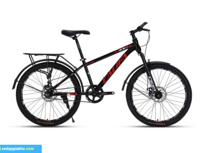 Xe đạp địa hình MTB Califa C100 24 inch màu đen đỏ