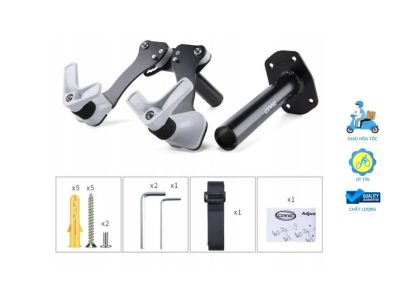 Giá treo xe đạp lên tường cxwxc cx10 gọn gàng