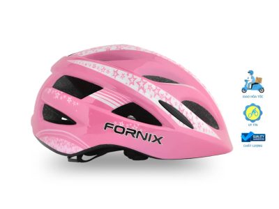 Nón bảo hiểm trẻ em fornix nm17s - màu hồng