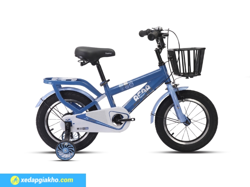 Xe Đạp Trẻ Em Bé Trai Jazz Bear A-2307 12 Inch 10 Xe Jazz Bear A-2307 12 inch có sẵn bánh phụ và phụ kiện tiện ích