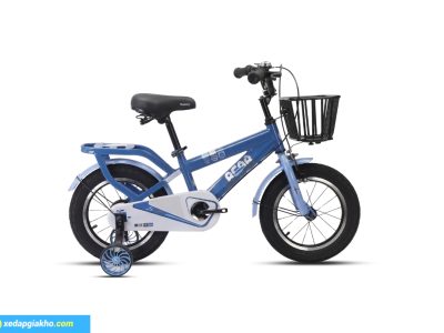 Xe Đạp Trẻ Em Bé Trai Jazz Bear A-2307 12 Inch 5 Xe đạp bé trai Jazz Bear A-2307 12 inch màu xanh dương