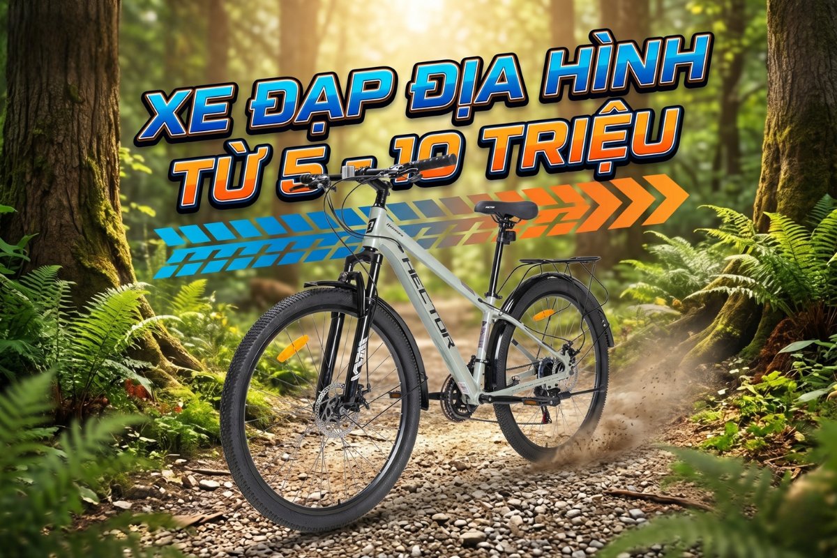 Xe đạp địa hình từ 5 - 10 triệu cho mọi đối tượng