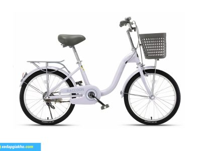 Xe đạp nữ Raccoon Hanna 24 inch màu tím