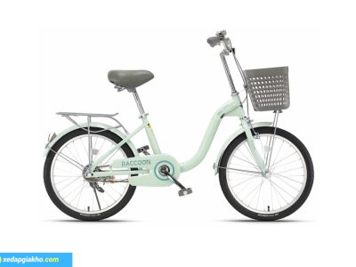 Xe đạp nữ Raccoon Hanna 24 inch màu xanh mint