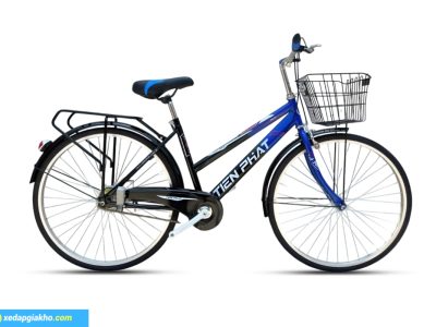 Xe đạp phổ thông Tiên Phát - Màu đen xanh