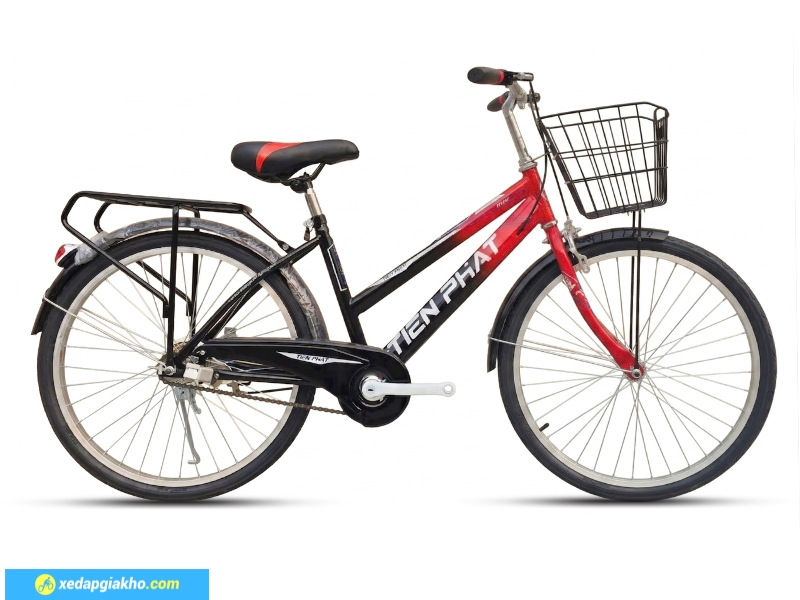 Xe đạp phổ thông Tiến Phát phù hợp học sinh, sinh viên, người cao từ 1m40 - 1m50