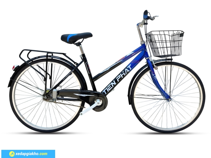Xe đạp phổ thông Tiến Phát thiết kế gọn gàng, màu sắc bắt mắt