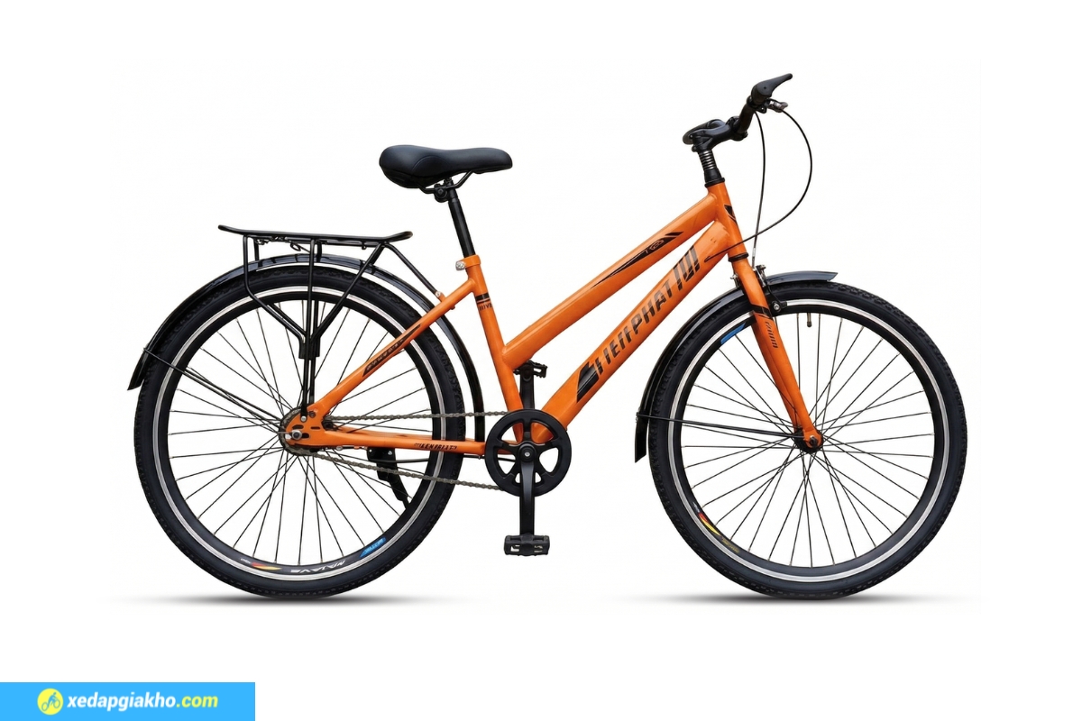 Xe Đạp Thể Thao Tiến Phát 24 Inch - Xe Đạp Từ Thiện 5 Xe đạp thể thao Tiến Phát - Màu cam