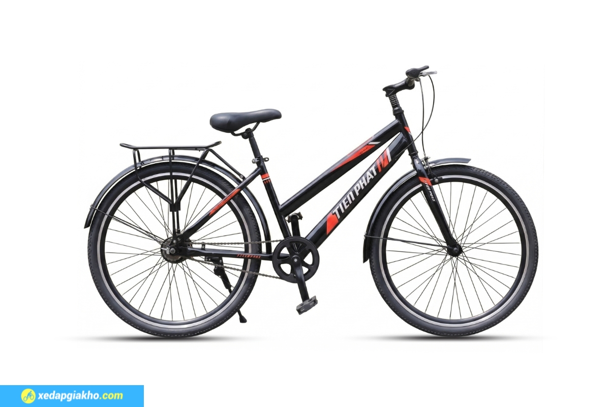 Xe Đạp Thể Thao Tiến Phát 24 Inch - Xe Đạp Từ Thiện 4 Xe đạp thể thao Tiến Phát - Màu đen đỏ