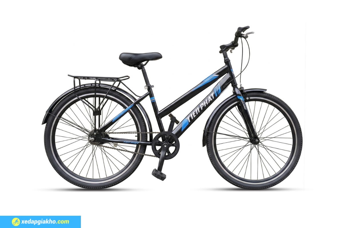 Xe Đạp Thể Thao Tiến Phát 24 Inch - Xe Đạp Từ Thiện 3 Xe đạp thể thao Tiến Phát - Màu xanh đen