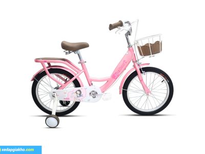 Xe đạp trẻ em Jazz Bear A-2305 16 inch màu hồng