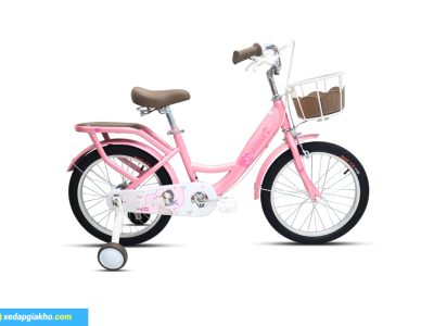 Xe đạp trẻ em Jazz Bear A-2305 20 inch màu hồng