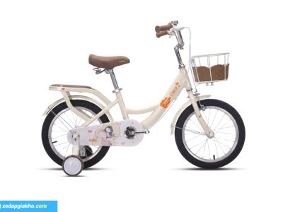 Xe đạp trẻ em Jazz Bear A-2305 20 inch màu kem