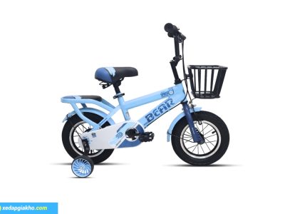 Xe đạp trẻ em Jazz Bear A-2307 12 inch màu xanh dương