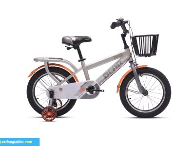 Xe đạp trẻ em Jazz Bear A-2307 20 inch màu xám cam