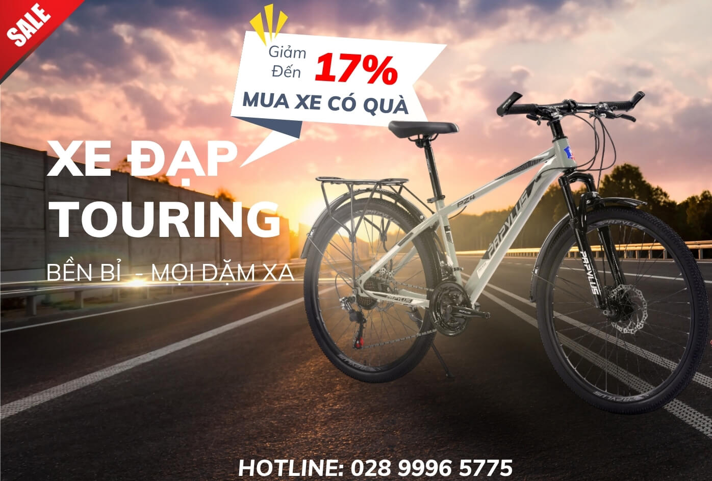 Xe Đạp Giá Kho - #1 Hệ Thống Cửa Hàng Xe Đạp 21 Banner xe đạp touring
