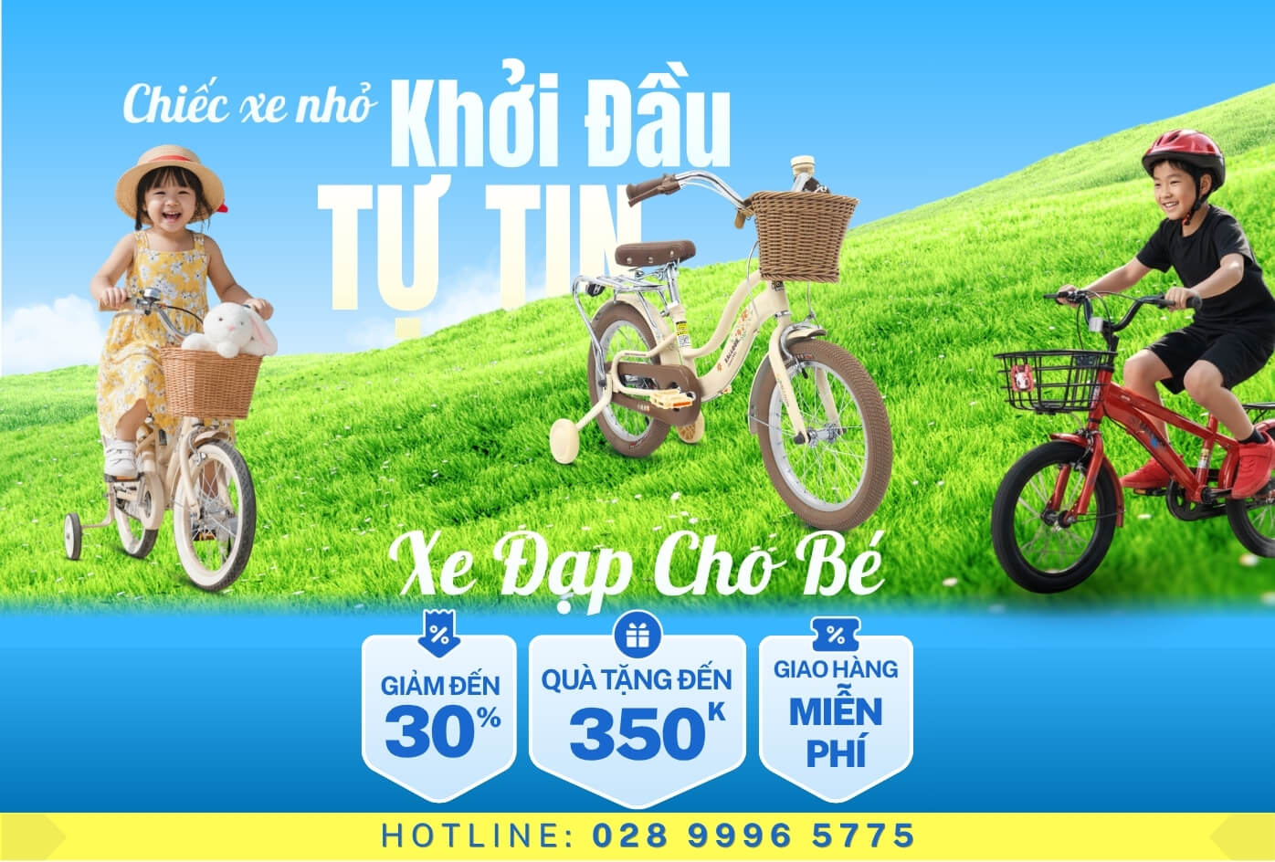 Xe Đạp Giá Kho - #1 Hệ Thống Cửa Hàng Xe Đạp 19 Banner xe đạp trẻ em
