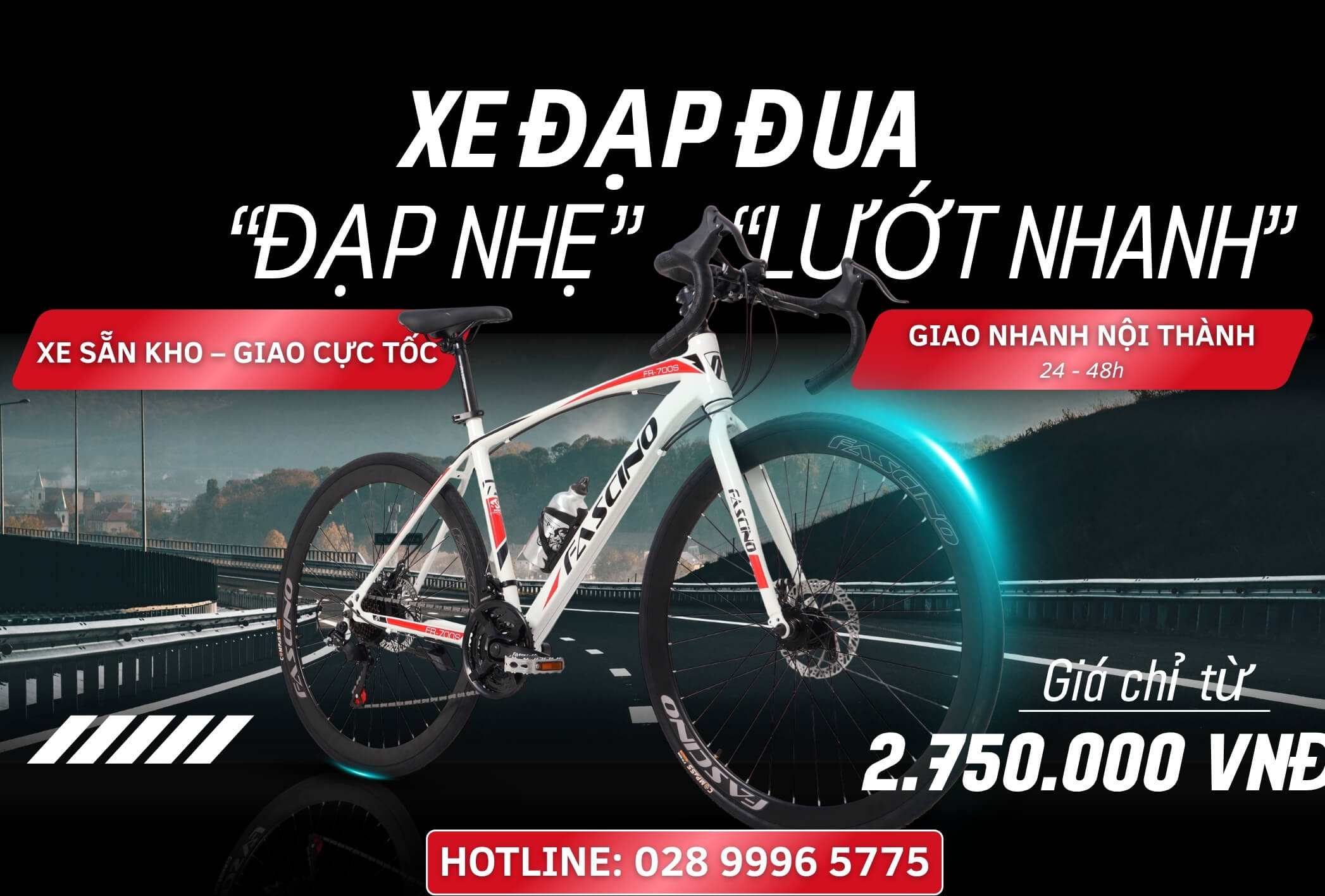 Xe Đạp Giá Kho - #1 Hệ Thống Cửa Hàng Xe Đạp 20 banner dòng xe đạp đua