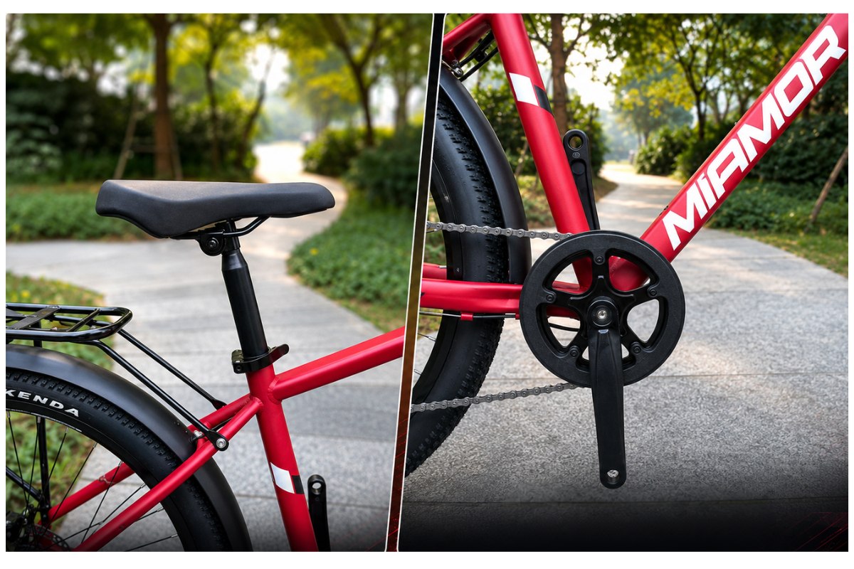 Xe Đạp Địa Hình MTB Miamor Youth 26 Inch 8 Bộ khung xe đạp Miamor Youth 26 Inch được làm bằng hợp kim thép chắc chắn