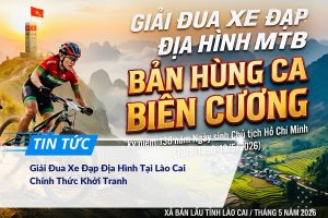 Giải đua xe đạp địa hình tại Lào Cai chính thức khởi tranh