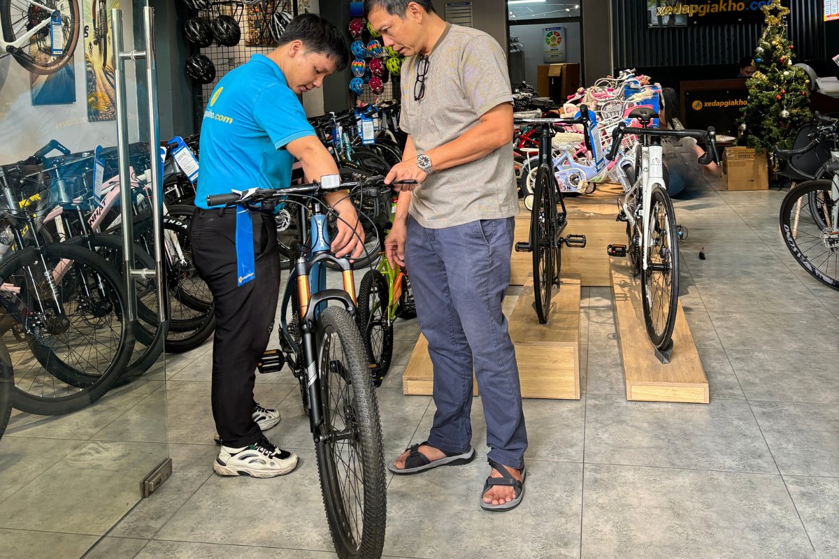 Mua xe đạp địa hình nam chính hãng tại Xe Đạp Giá Kho
