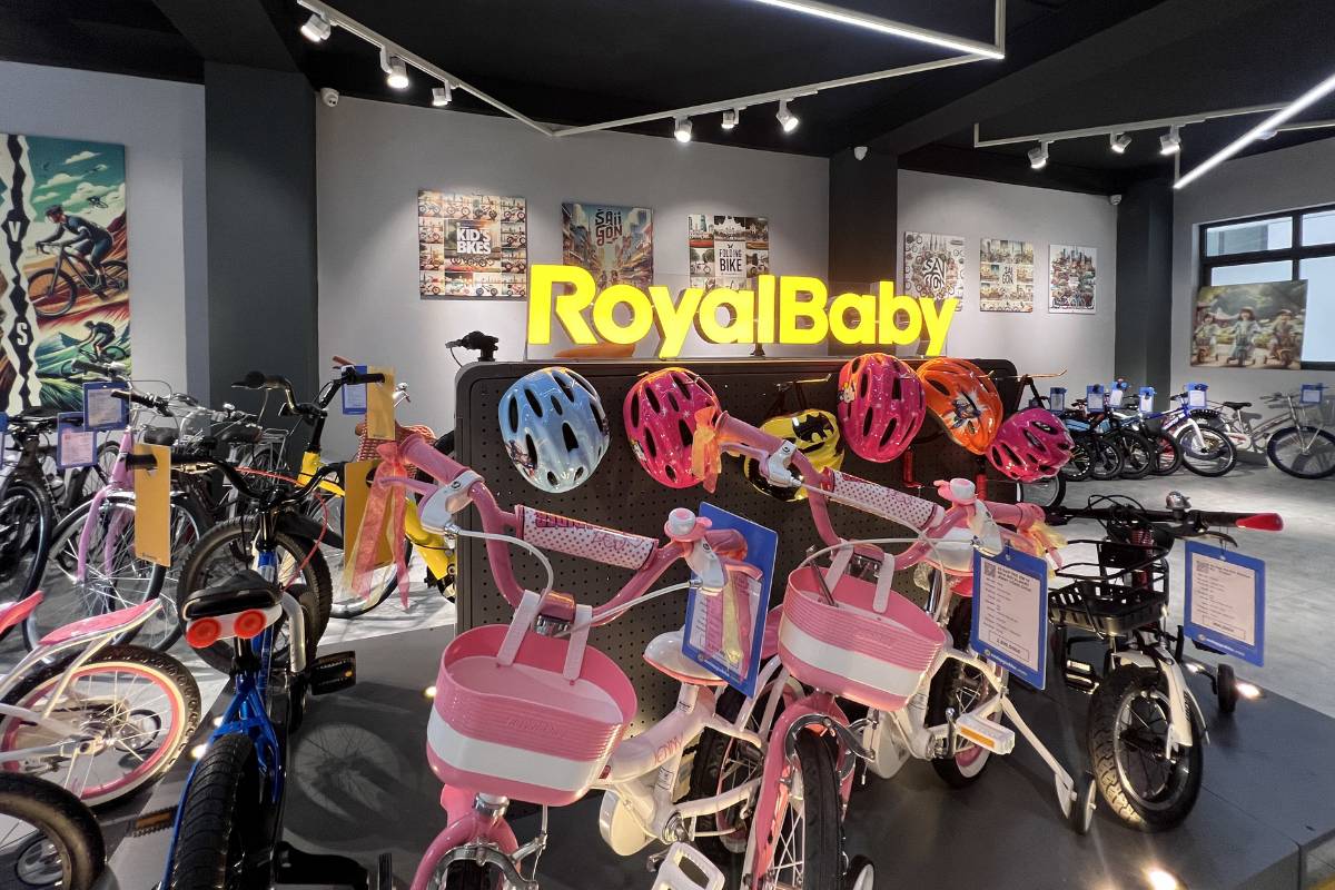 Thương hiệu xe đạp trẻ em royalbaby là một thương hiệu lớn và uy tín