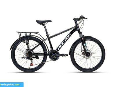 Xe Đạp Địa Hình MTB Hector Fuji 1B 24 Inch 9 Xe đạp địa hình MTB Hector Fuji 1B 24 inch màu đen trắng