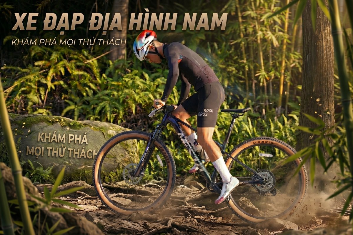 Xe đạp địa hình nam thiết kế mạnh mẽ, đậm chất thể thao