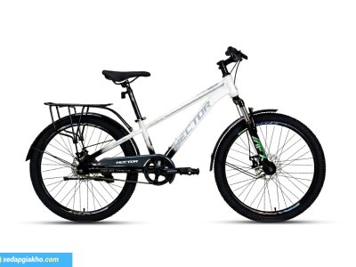 Xe Đạp Thể Thao Hector Look 1B 24 Inch 7 Xe Đạp Thể Thao Hector Look 1B 24 Inch màu trắng